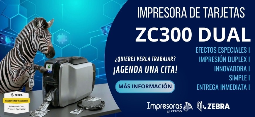 Impresora de tarjetas Zebra ZC100